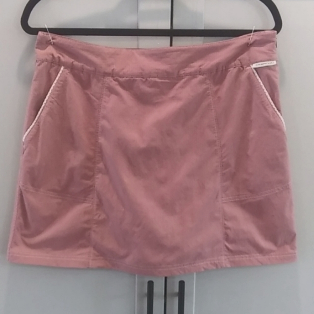 ExOfficio | Travel Skirt with Shorts & More Dusty Rose Color | 12